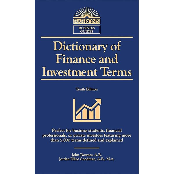 Dictionary Of Finance & Investment Terms: John Downes, Jordan